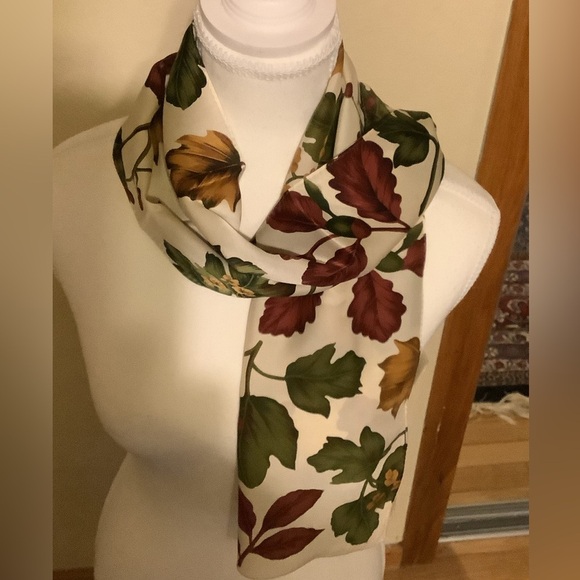 Two Oblong Scarves in Fall Colors - Picture 6 of 13